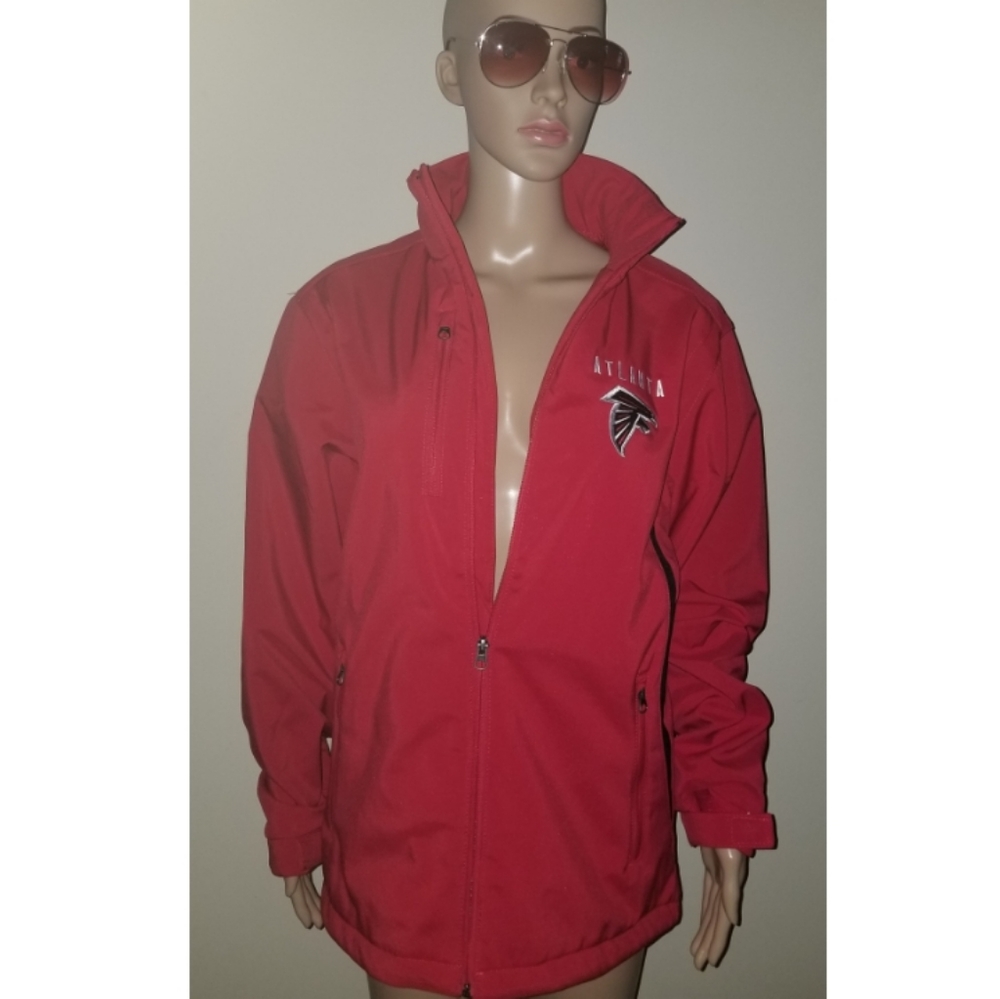 Atlanta Falcon's Men's Red Full Zip Jacket Size M